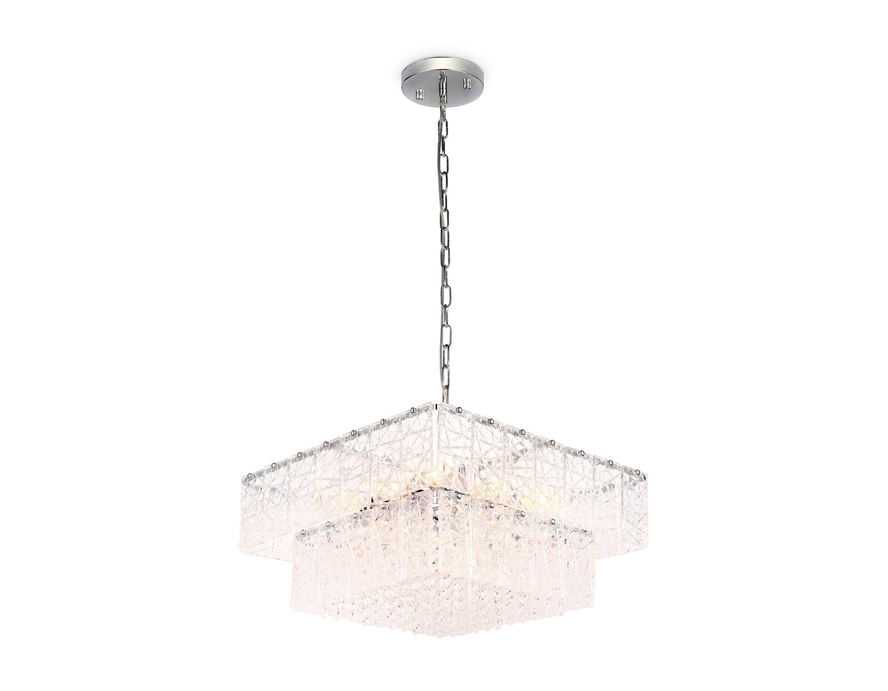 Ambrella Подвесная люстра TR5238/8 CH/CL хром/прозрачный E14/8 max 40W 540*540*950 — миниатюра 3