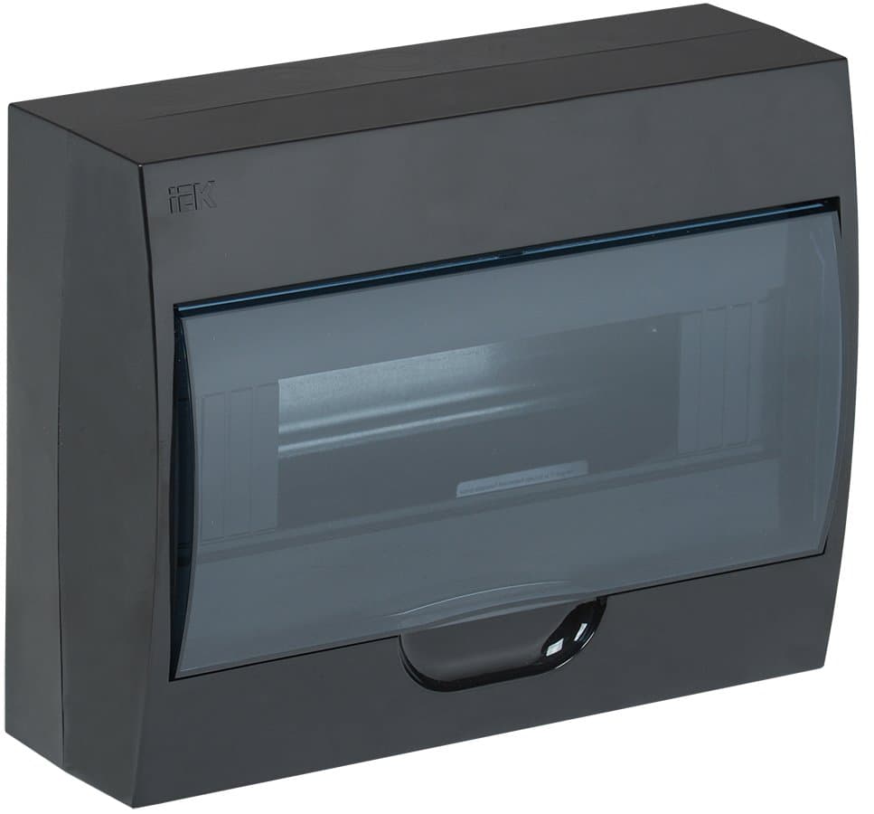 IEK KREPTA 3 Корпус пластиковый ЩРН-П-12 IP41 черный откр.монтаж
