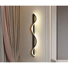 Kink Light 08418B-80L,19(3000K) Бра Скади черный (левое) w15*6 h80 Led 18W (3000K)