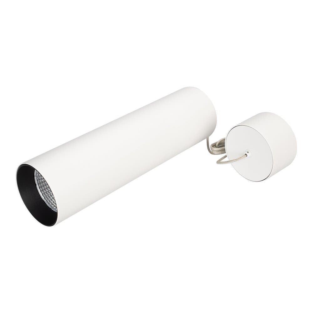 Arlight Светильник SP-POLO-HANG-LONG300-R85-15W Day4000 (WH-BK, 40 deg) (IP20 Металл, 3 года) 027407