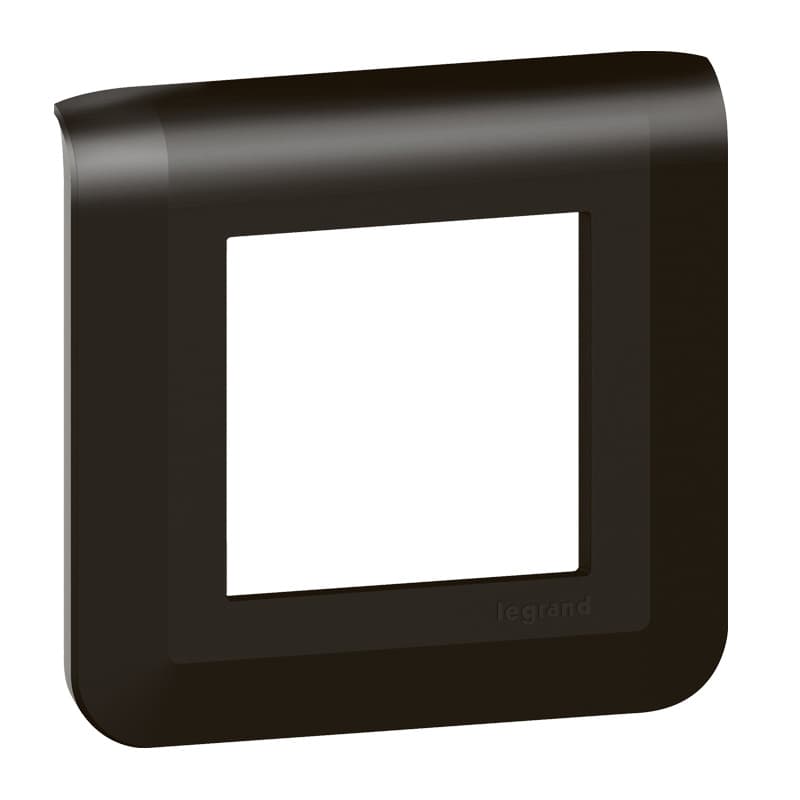Legrand Mosaiс Рамка - Программа Mosaic - 2 модуля - матовая черная 079042L — миниатюра 5