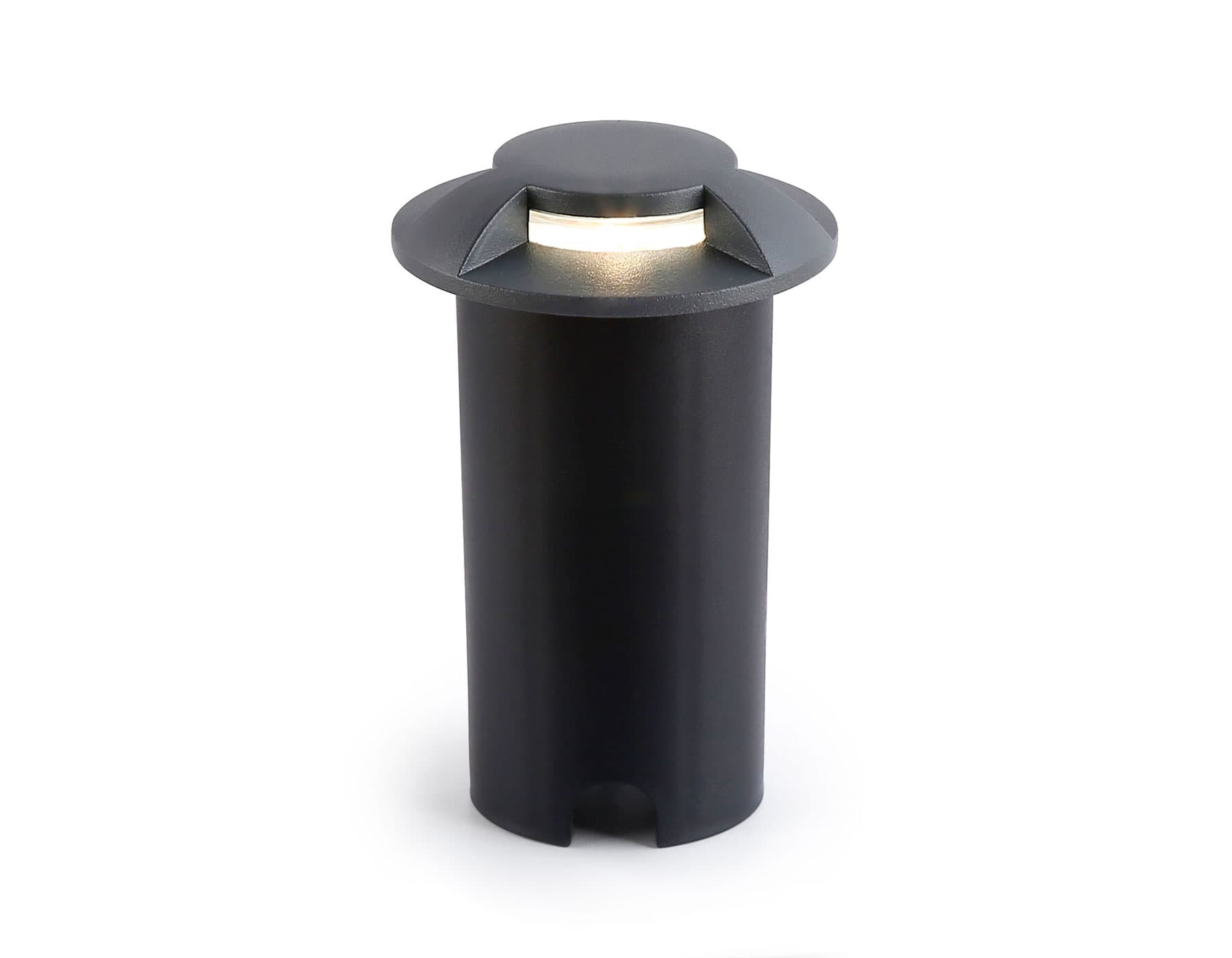 Ambrella Светильник светодиодный уличный в грунт ST6524 GR серый IP67 LED 4200K 1W D60*93