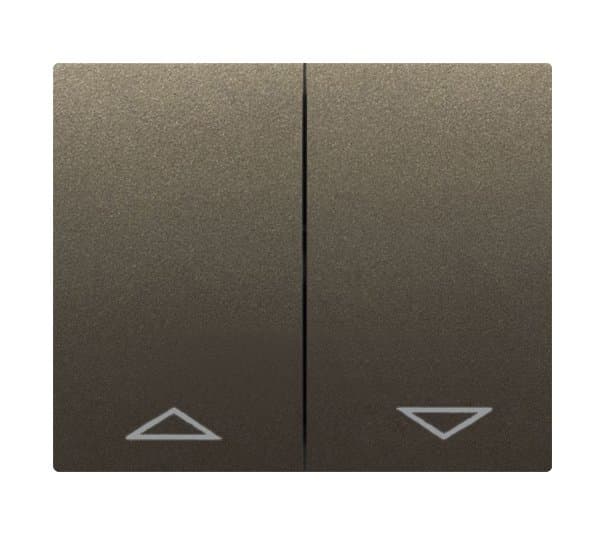Legrand Galea Life Темная Бронза Клавиша 2-я для жалюзийного выключателя 771214 — миниатюра 2