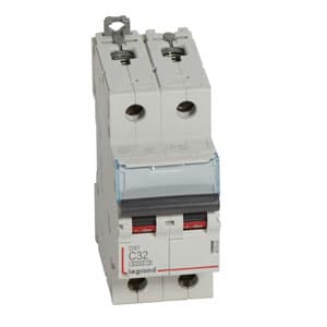 Legrand DX3 6000 Автоматический выключатель 10кА 2P 230/400В 32А 2 мод (С) 407803 — миниатюра 3