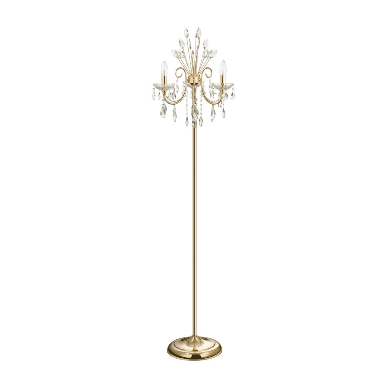 Odeon Light 4977/3F HALL ODL23 000 золотой/хрусталь Торшер E14 3*40W VERSIA