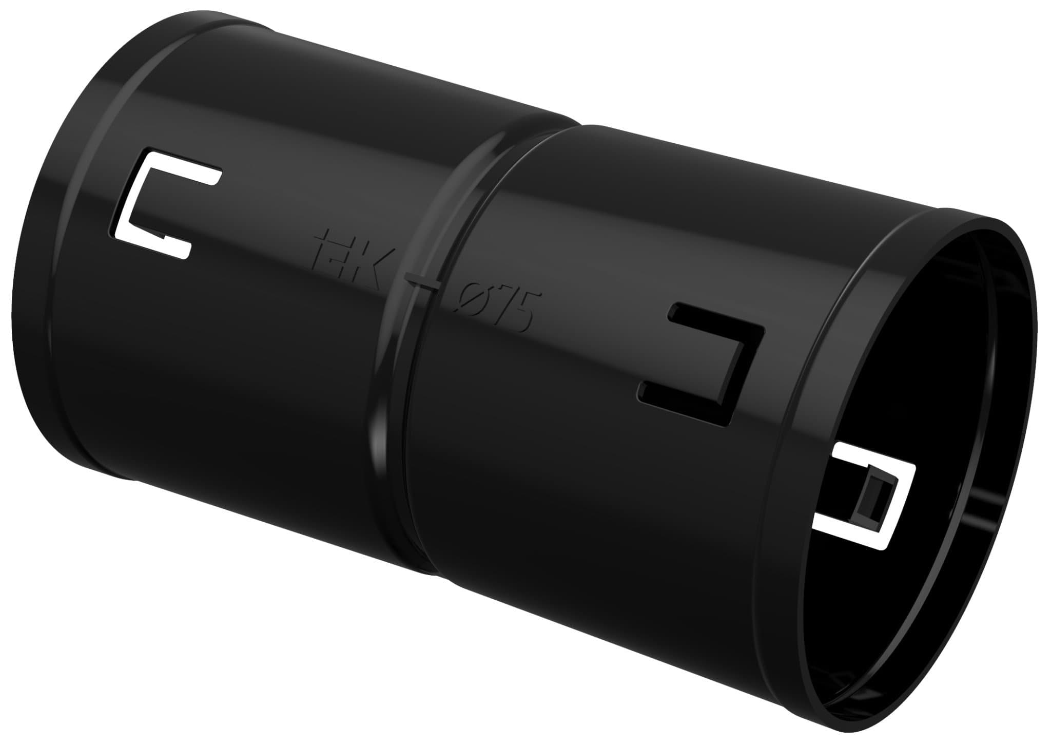 IEK ELASTA Муфта соединительная для двустенной трубы d=75мм — миниатюра 1