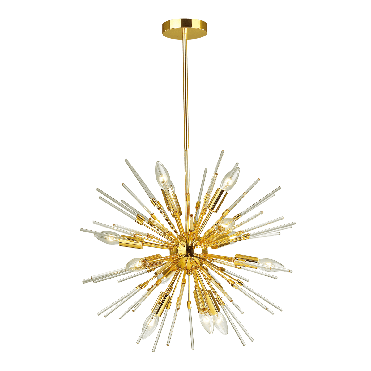 Odeon Light 4849/12 HALL ODL21 208 золотой/прозрачный Люстра E14 12*40W KADRILIA — миниатюра 2