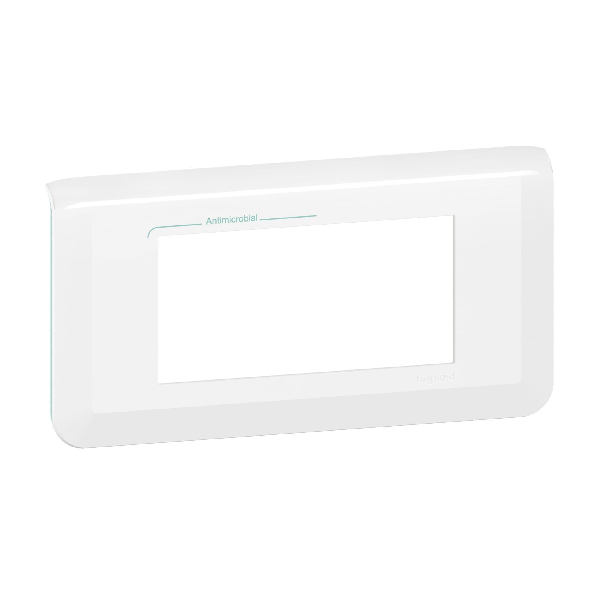 Legrand Mosaiс Рамка - Программа Mosaic - 4 модуля - антимикробная 078724L — миниатюра 1
