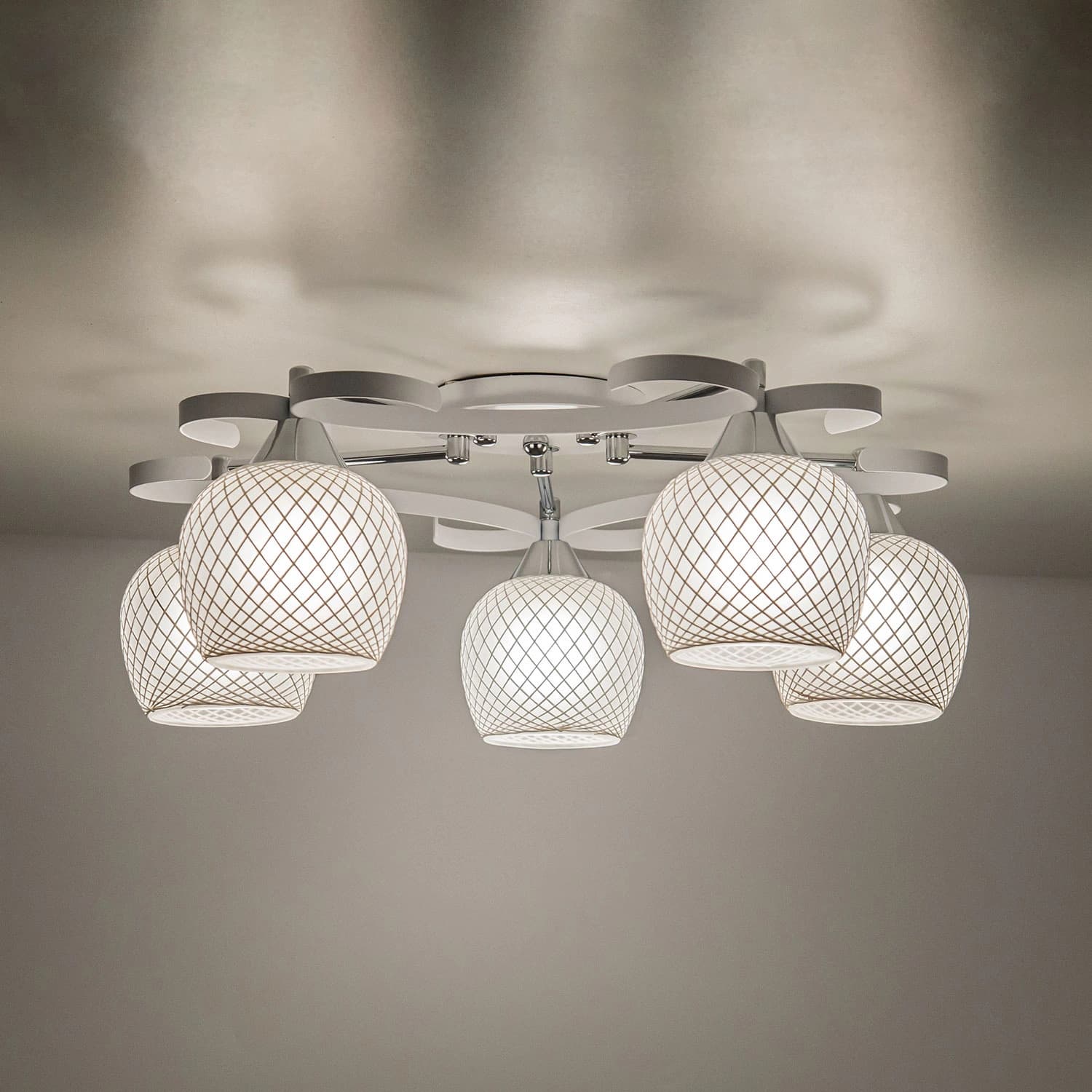 Citilux CL171151 Сюзи Белая+Хром Светильник Люстра — миниатюра 7