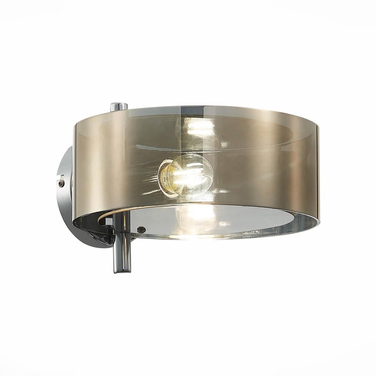 Evoluce SL483.701.01 Бра Хром/Дымчатый E27 1*40W — миниатюра 2