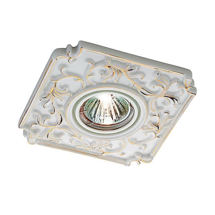 Novotech 369866 NT14 162 белый/золото Встраиваемый светильник IP20 GX5.3 50W 12V FARFOR