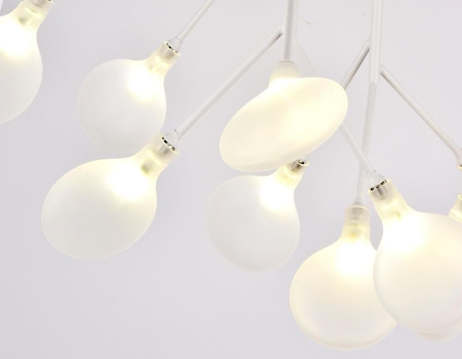 Ambrella Потолочная люстра TR3011/27 WH/FR белый/матовый G4*27 max 20W D730*430 (лампы LED G4 1.5W 4200K в комплекте) — миниатюра 2