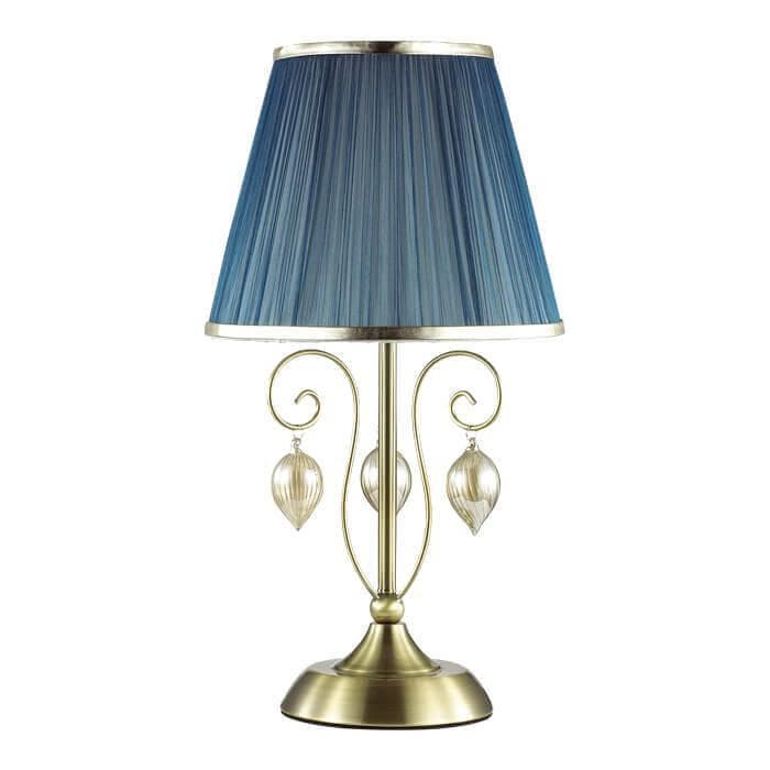Odeon Light 3921/1T ODL18 531 бронза/ткань/стекло Настольная лампа IP20 E14 40W 220V NIAGARA — миниатюра 1
