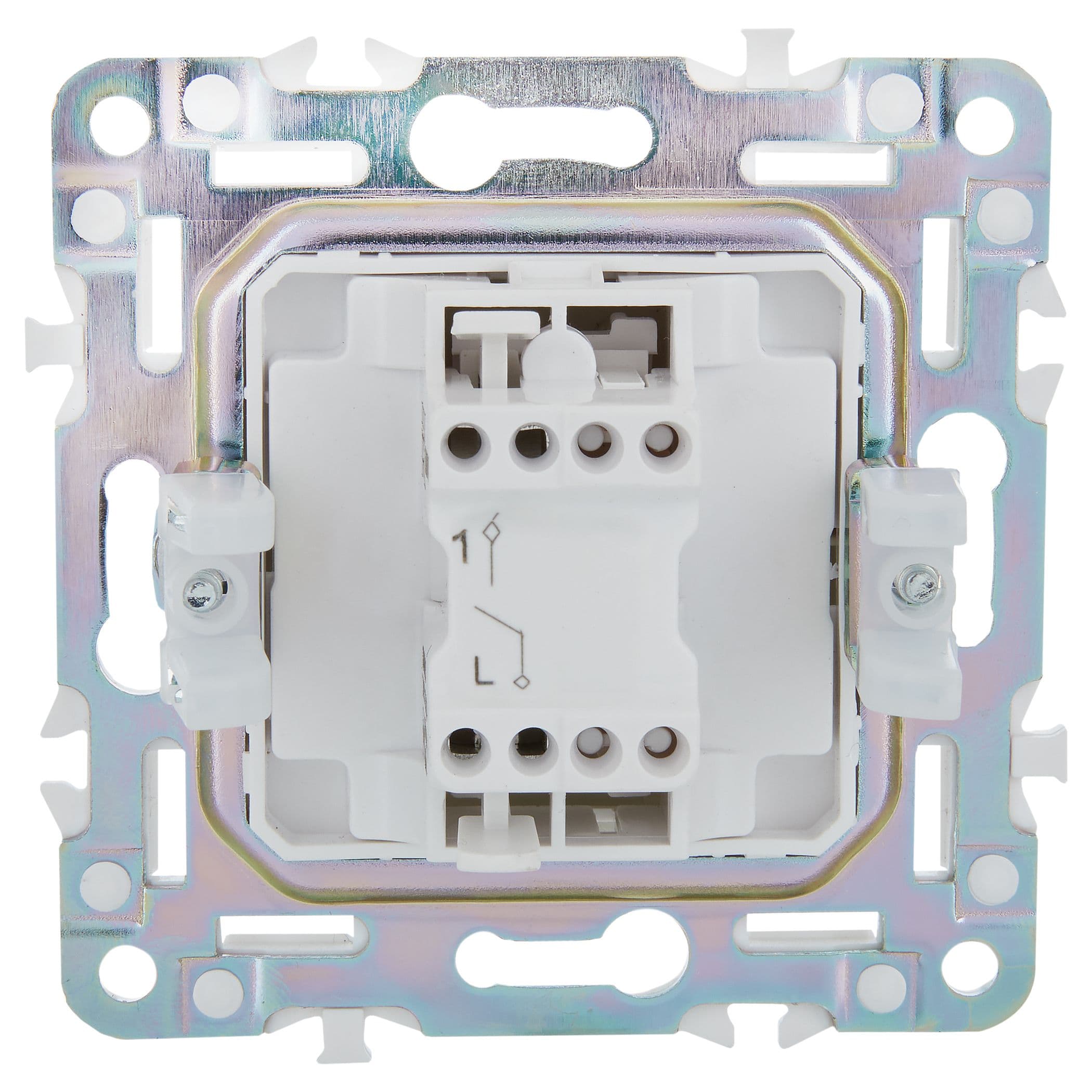 IEK SKANDY Песочный Выключатель 1-клавишный 10А SK-V01Sa — миниатюра 3