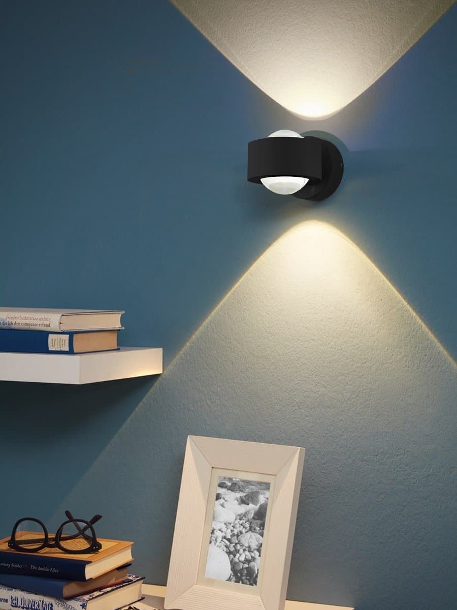 Eglo Бра LED ONO 2, 2х2,5W(LED), L90, H180, алюминий, антрацит/пластик, прозрачный 96049 — миниатюра 2
