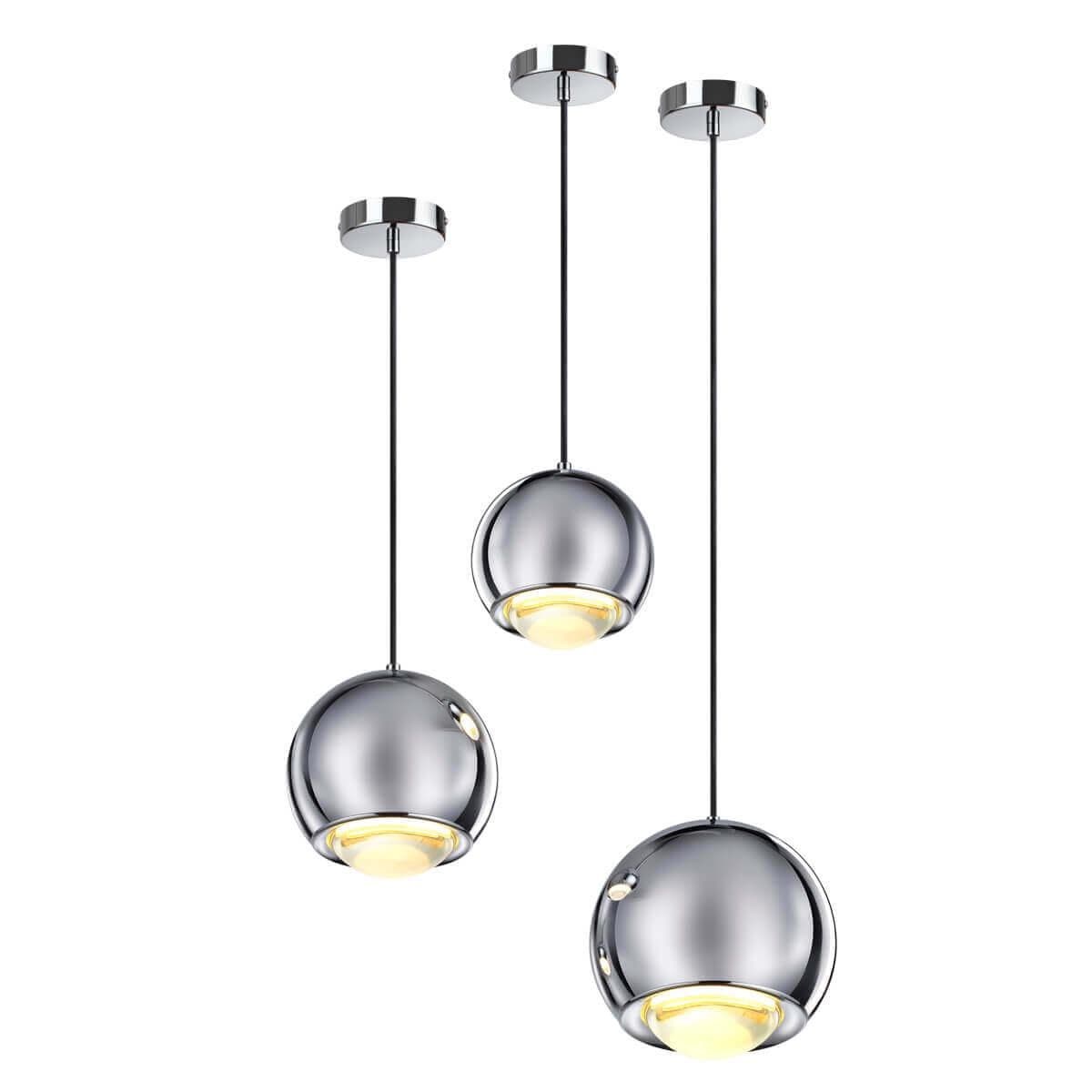 Odeon Light 4228/12L L-VISION ODL21 071 хром полиров/металл Подвесн.светильник IP20 LED 12W 600Лм 3000К MIA — миниатюра 3