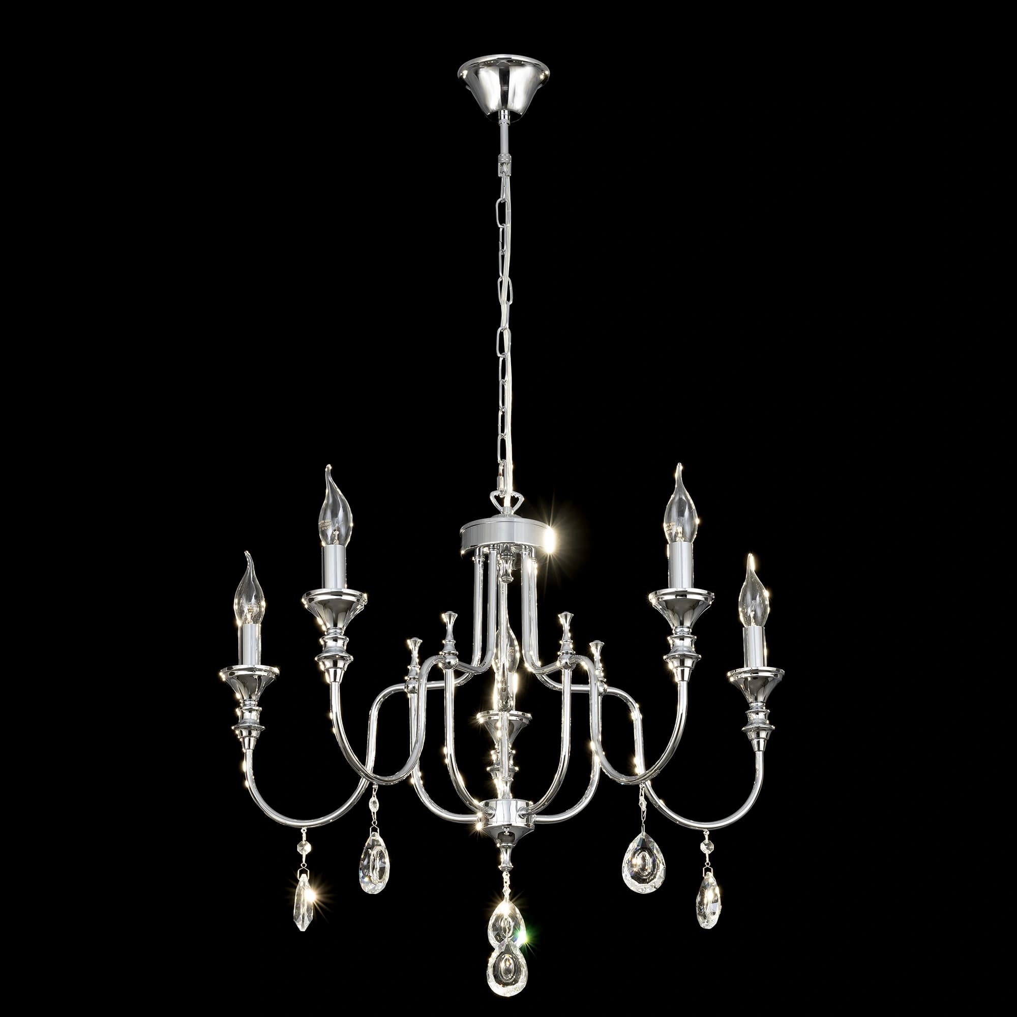 Citilux CL437151 Рига Хром Светильник Люстра — миниатюра 4