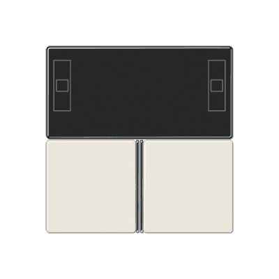 JUNG крышка к Room-controller, в сборе, слоновая кость A4093TSA