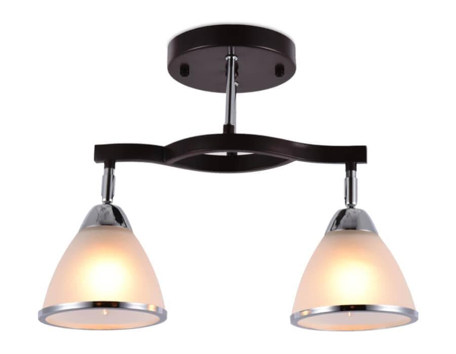 Ambrella Подвесная люстра TR3111/2 DCF/CH темный кофе/хром E27 max 40W 400*150*315 — миниатюра 1