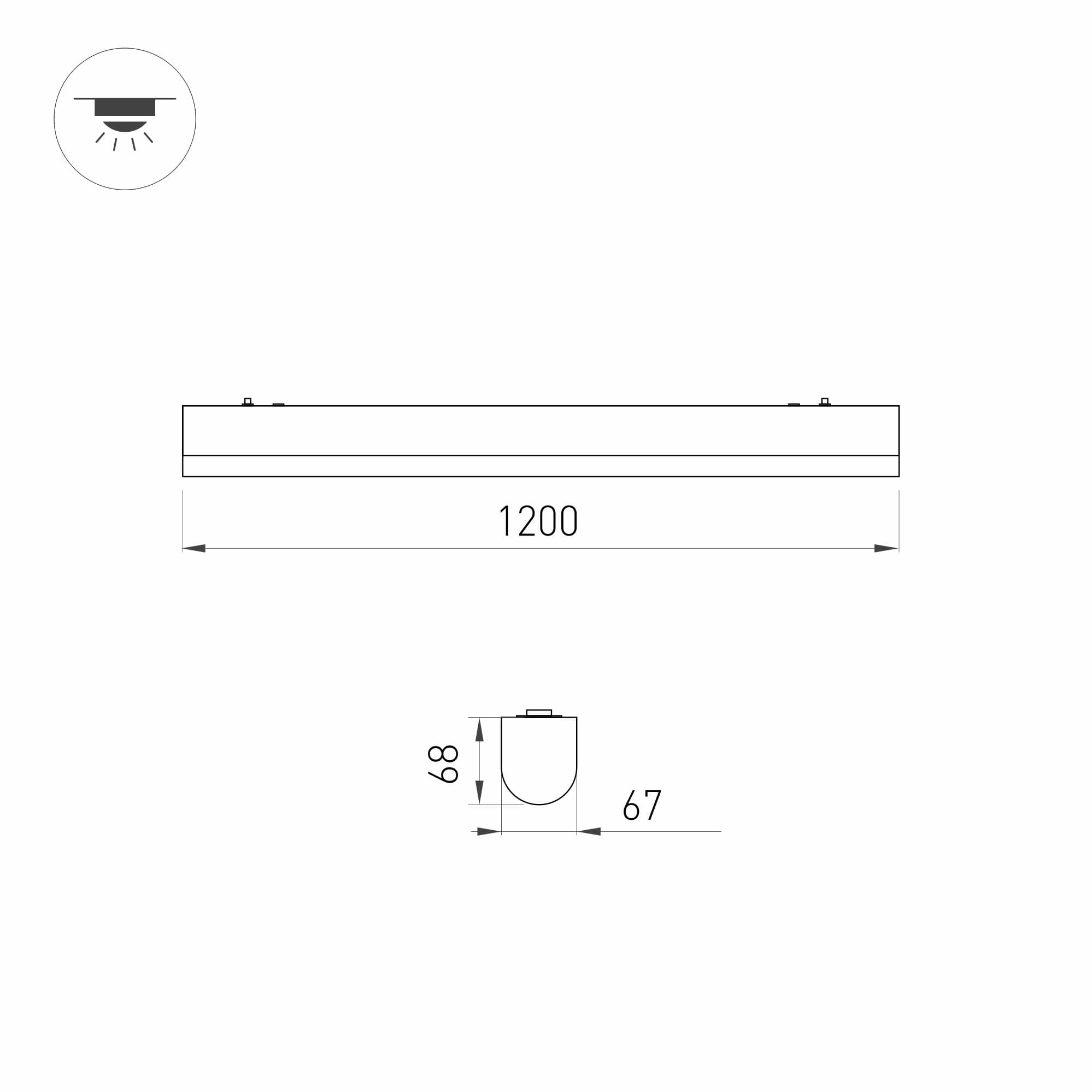 Arlight Светильник ALT-LARGO-1200-30W Day4000 (WH, 120 deg, 230V) (IP65 Пластик, 5 лет) 030991 — миниатюра 5