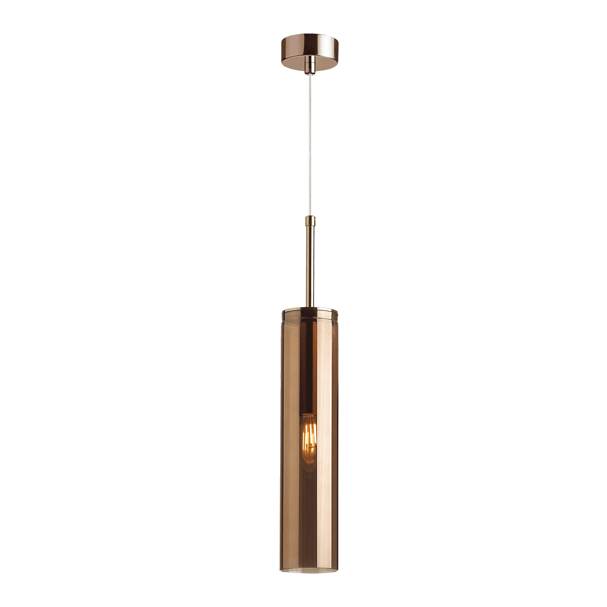 Odeon Light 4692/1 ODL20 379 медный Подвес E14 1*40W KLUM — миниатюра 2