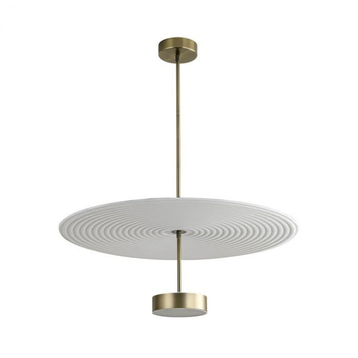 Odeon Light 7035/20CL L-VISION ODL25 Потолочный светильник металл/фетр/акрил/бронза/белый/серый IP20 1*20W 3000K 220V FELT