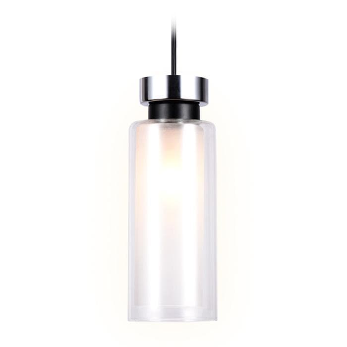 Ambrella Подвесной светильник со сменной лампой TR3570 CH/FR хром/матовый E14 max 40W D100*1050 — миниатюра 2