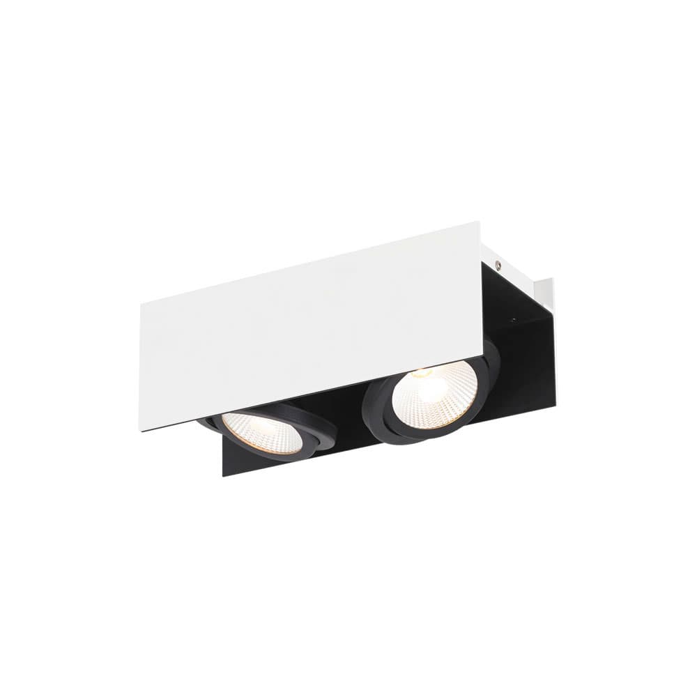 Eglo 39316 Светодиодный потолочный светильник VIDAGO, 2x5,4W(LED), белый/черный