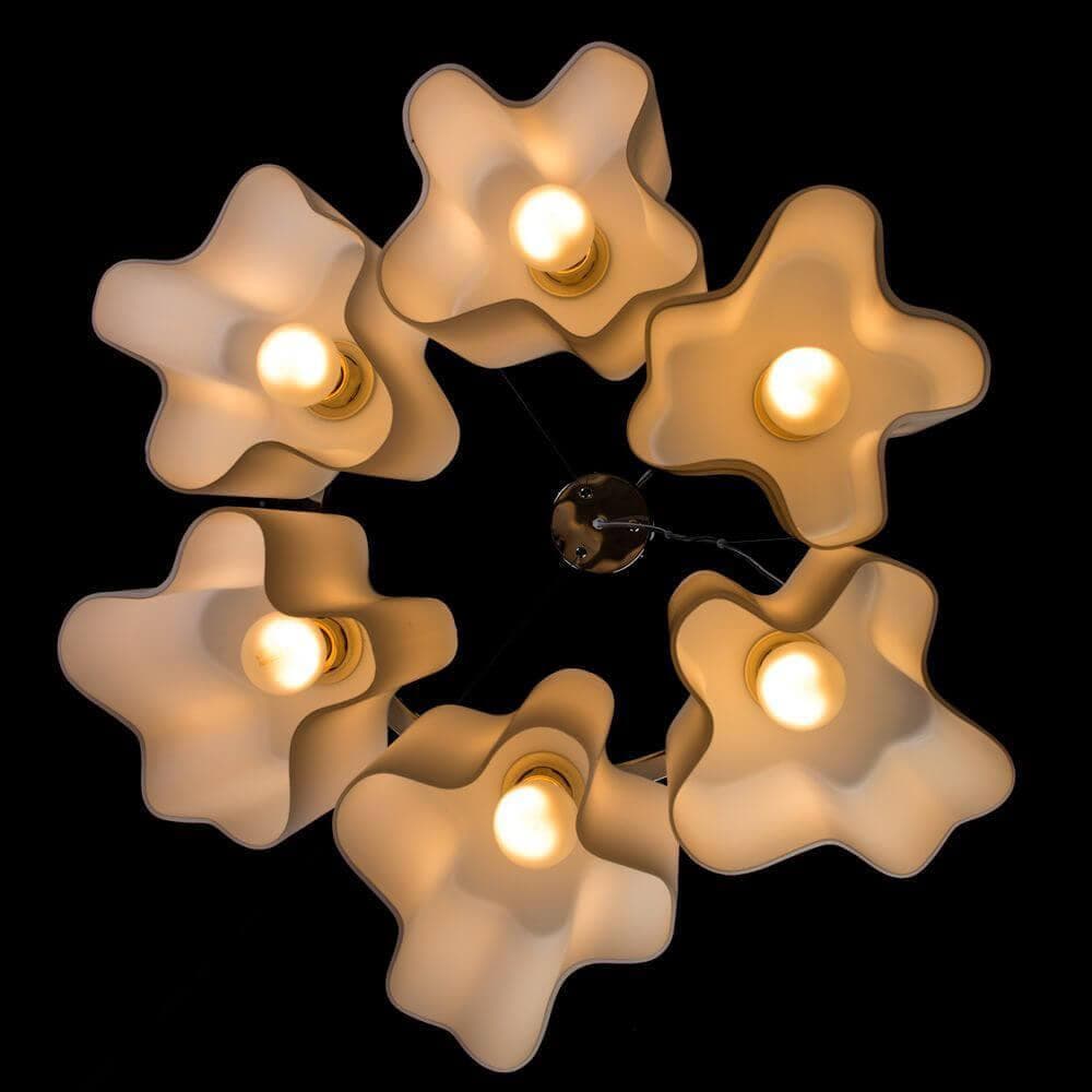 Arte Lamp Serenata Хром/Белый Светильник подвесной 6x40W 6xE27 A3479SP-6CC — миниатюра 6