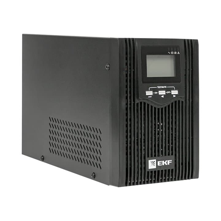 EKF PROxima Источник Бесперебойного Питания Линейно-интерактивный E-Power PSW 600 1000 ВА, напольный, без АКБ, с усиленным зарядным устройством — миниатюра 1