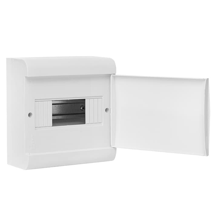 EKF Щит распределительный ЩРН-П-8 "SlimBox" белая дверца IP41 — миниатюра 4