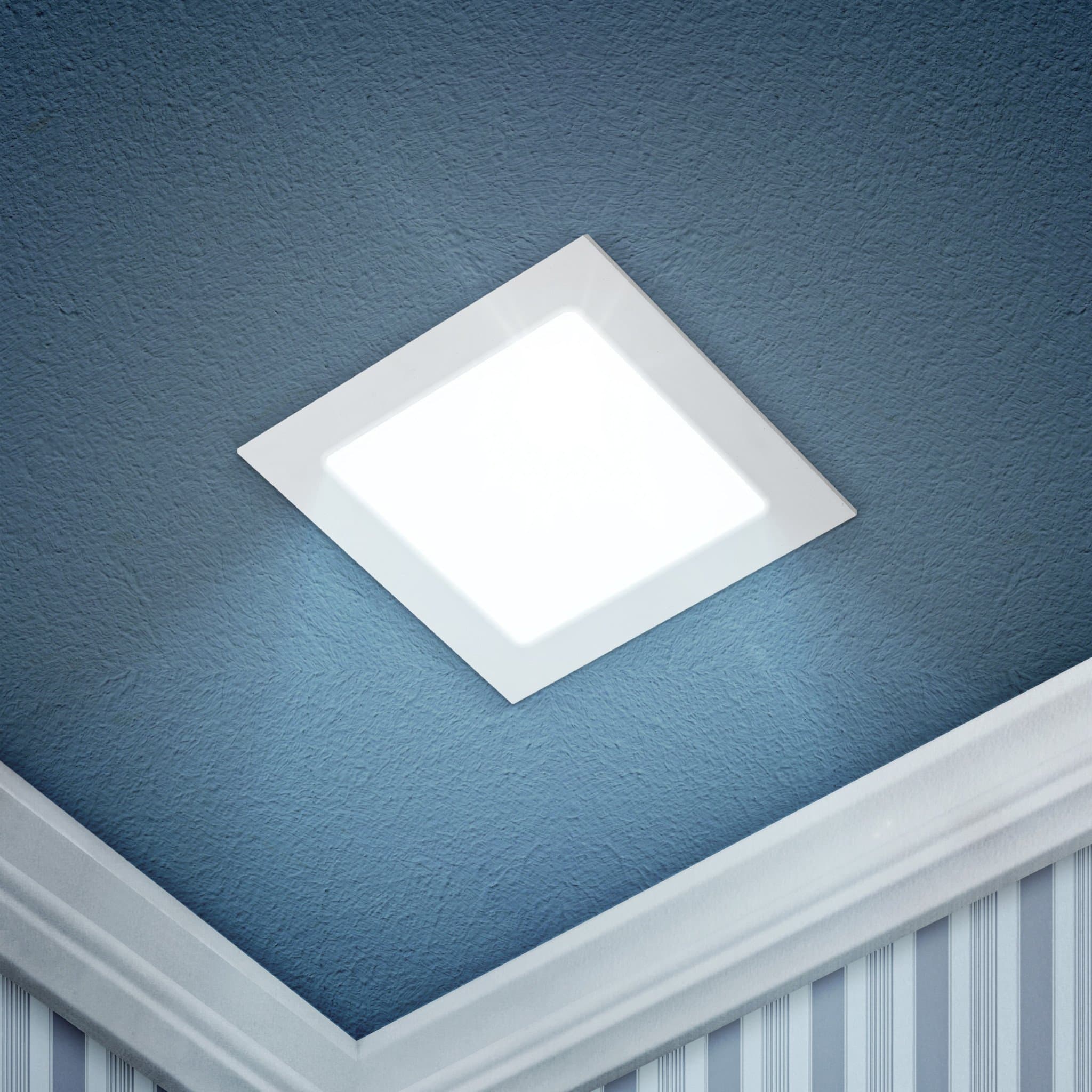 ЭРА LED 2-12-6K Светильник светодиодный квадратный LED 12W 220V 6500K
