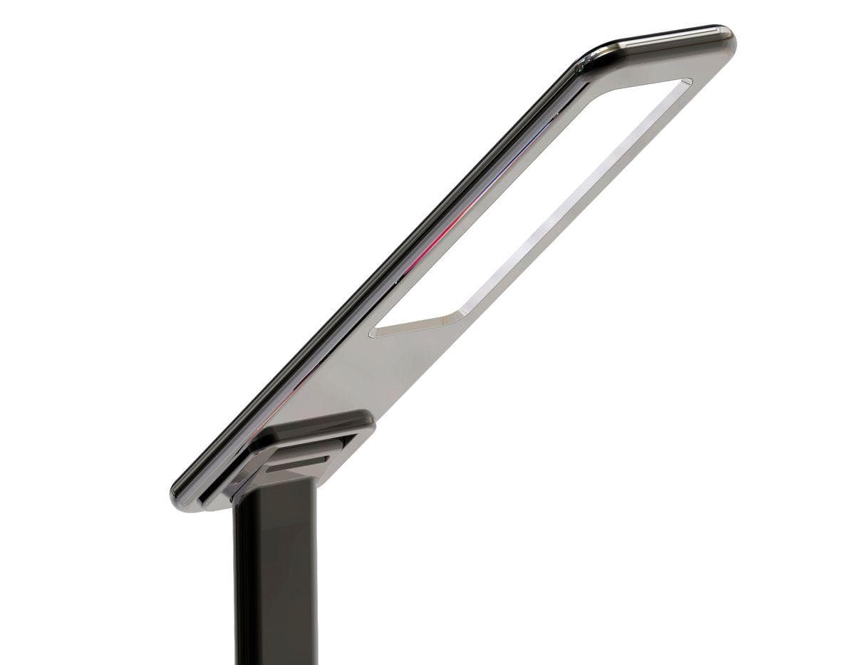 Ambrella Светодиодная настольная лампа с беспроводной зарядкой и USB портом DE582 BK черный LED 2700-6400K 6W — миниатюра 4
