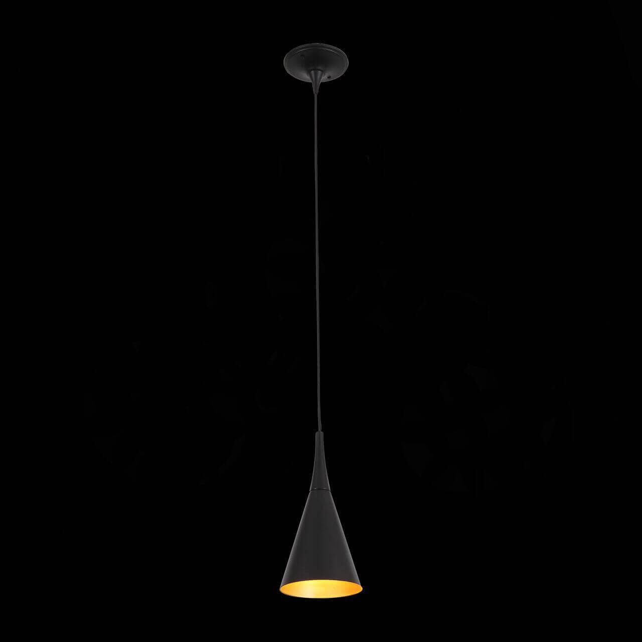 ST LUCE SL874.423.01 Подвес  Черный/Черный, Золото E27 1*40W — миниатюра 2