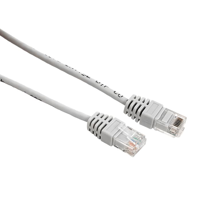 EKF Патч-корд TERACOM Cat.5E (1Гбит/с) неэкранированный UTP оболочка PVC серый (0,5м) — миниатюра 2