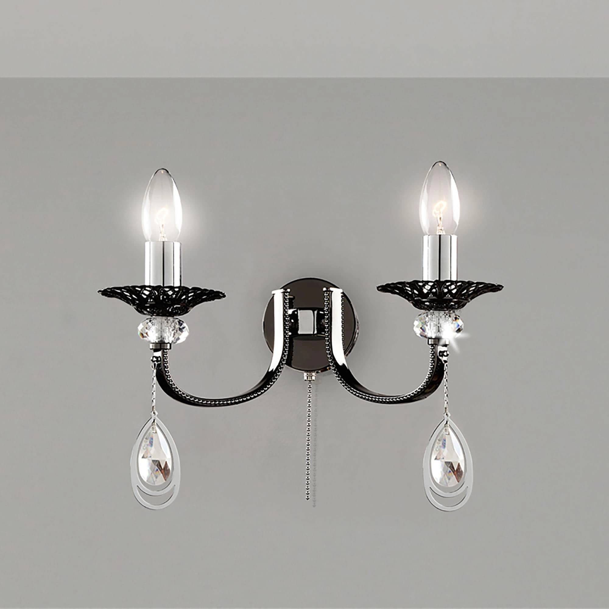 Citilux CL417321 Оксфорд Черн.Хром+Хром Светильник Бра — миниатюра 2