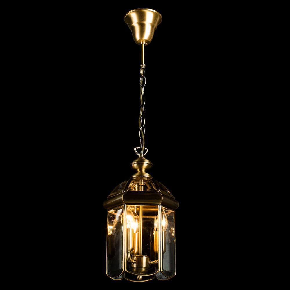 Arte Lamp Rimini Бронза/Прозрачный Светильник подвесной 60W E14 A6505SP-3AB — миниатюра 8