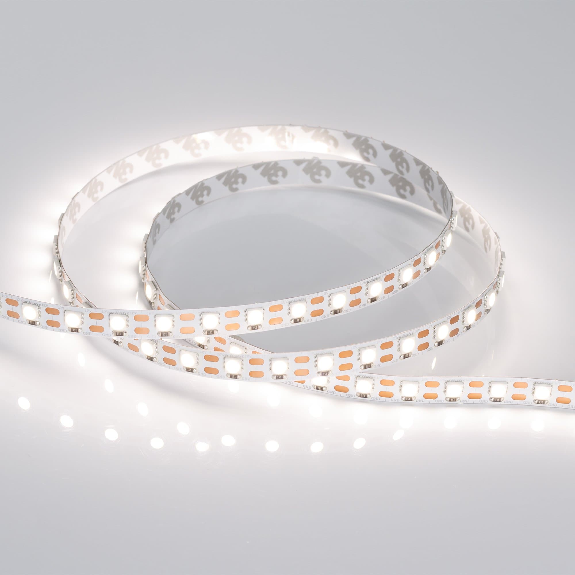 Arlight Светодиодная лента RT 2-5000 12V Cx1 Day4000 2x (5060, 360 LED, LUX) (15.6 Вт/м, IP20) 016841(1) — миниатюра 4