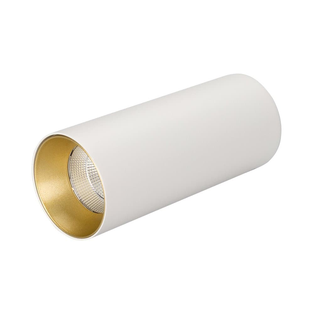 Arlight Светильник SP-POLO-SURFACE-R65-8W Day4000 (WH-GD, 40 deg) (IP20 Металл, 3 года) 027505 — миниатюра 1