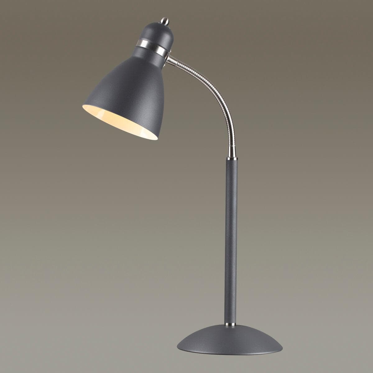 Odeon Light 2410/1T ODL13 832 чёрный металлик Н/лампа  E27 60W 220V MANSY — миниатюра 2
