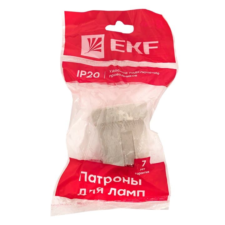 EKF PROxima Патрон керамический E27 индивидуальный пакет LHCe-E27-p — миниатюра 3
