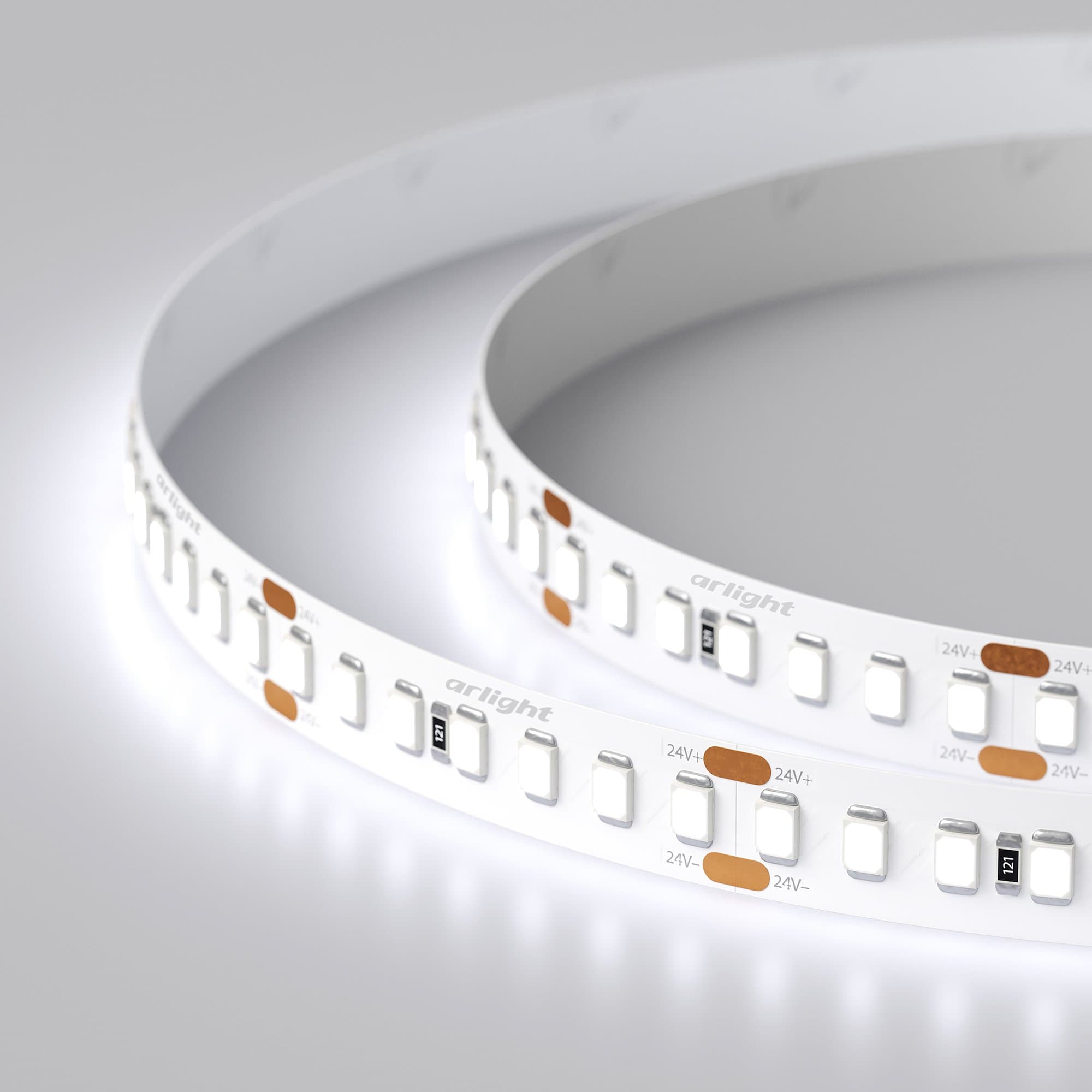 Arlight Светодиодная лента RT 2-5000 24V Cool 8K 3x (2835, 840 LED, LUX) (17 Вт/м, IP20) 019092 — миниатюра 5