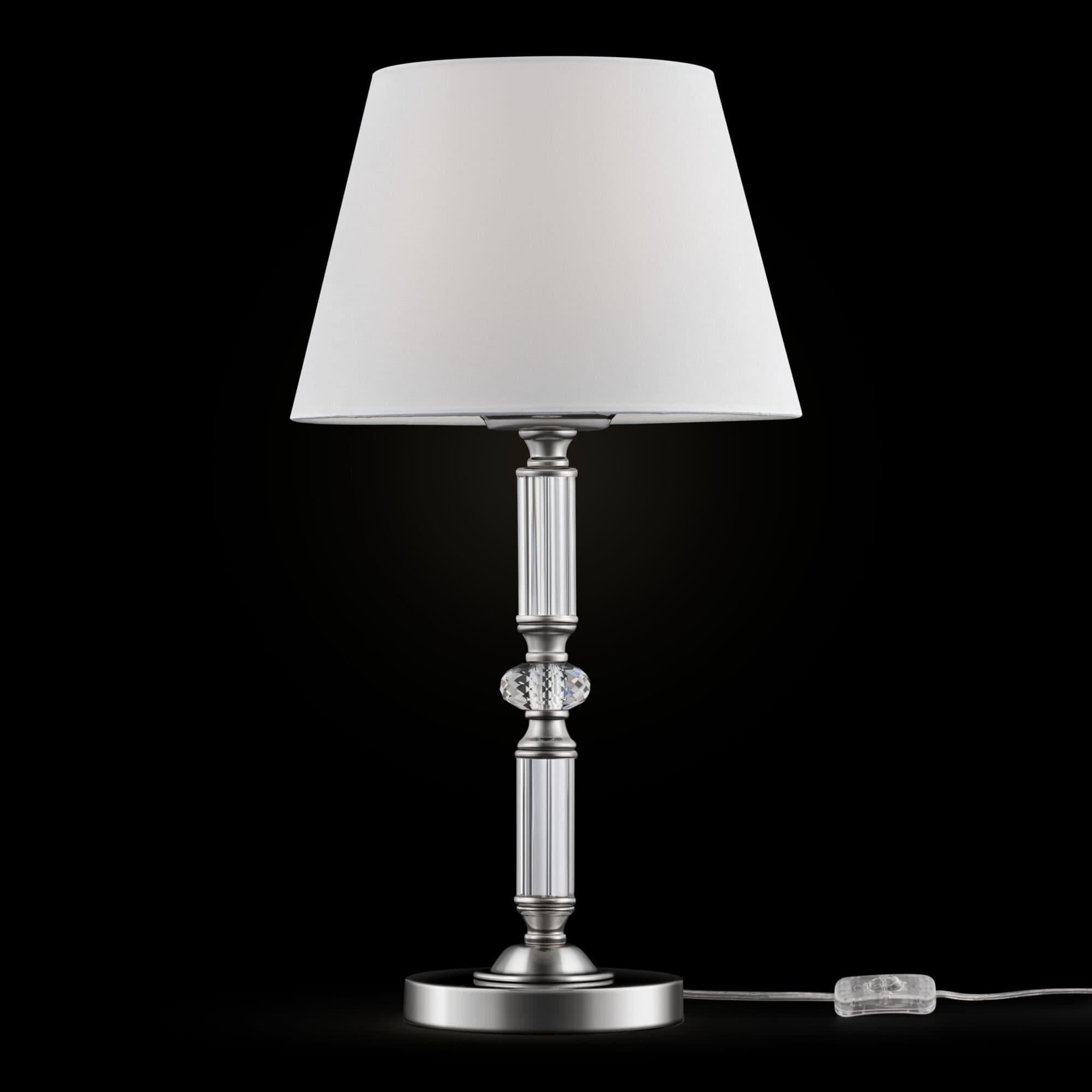 Maytoni Neoclassic Riverside Хром Настольная лампа E27 60W MOD018TL-01CH — миниатюра 3