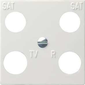 Gira Панель 50*50 мм для 4 канальной антенной розетки EVU 02/F (Hirschmann) 025803