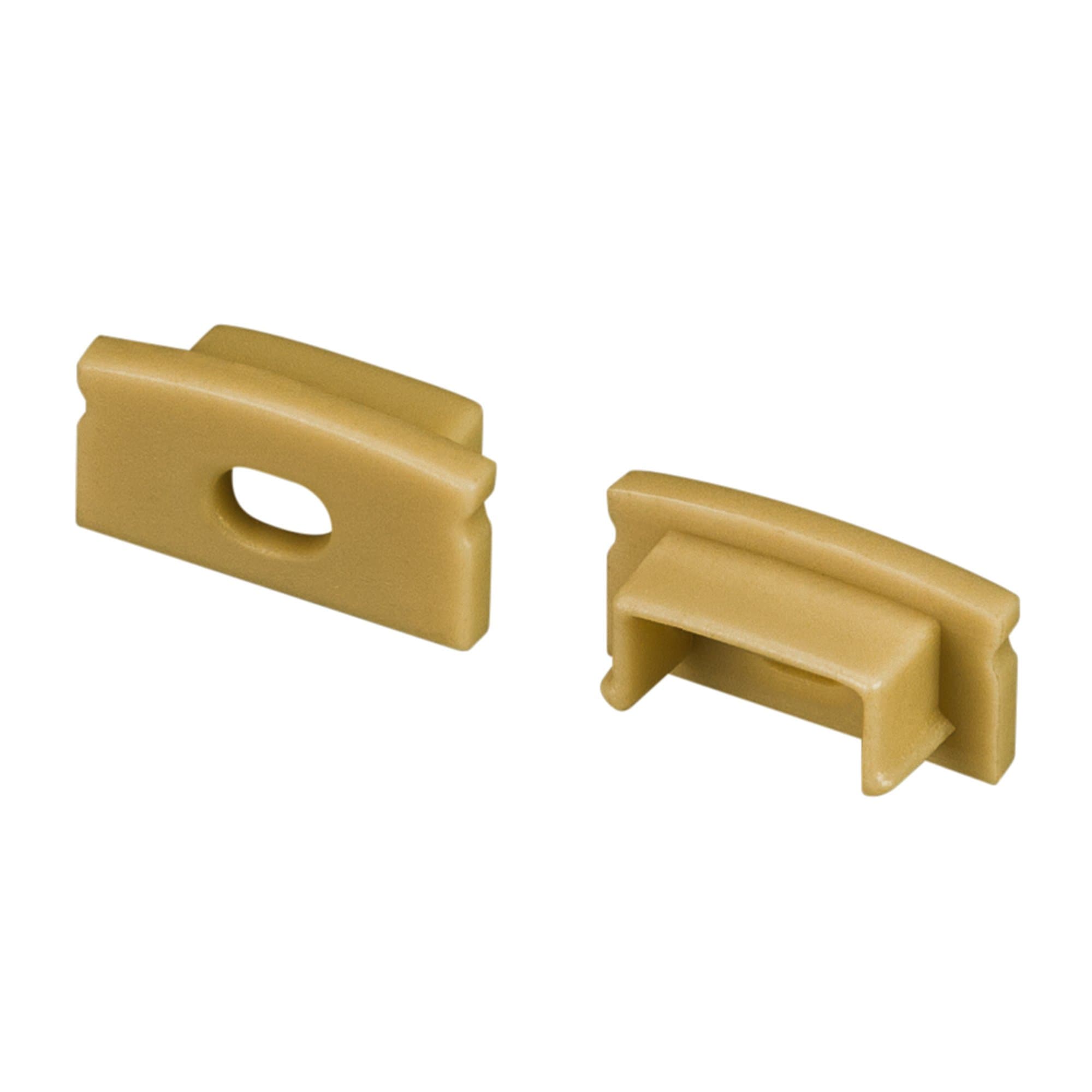 Arlight Заглушка LINE-1708 GOLD с отверстием (Пластик) 039993