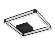 Eglo 99787 Потолочный светильник ALTAFLOR, LED 12W, 1200lm, L310, B310, H70, сталь, черный/пластик, белый