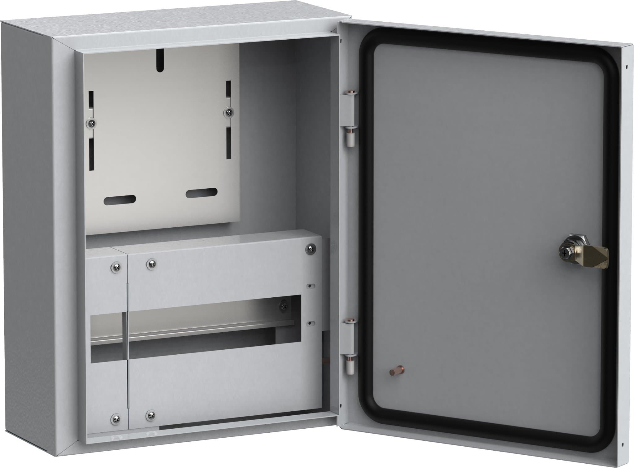 IEK TITAN Корпус металлический ЩУРн-1/12 (395х310х165мм) IP54 без окна