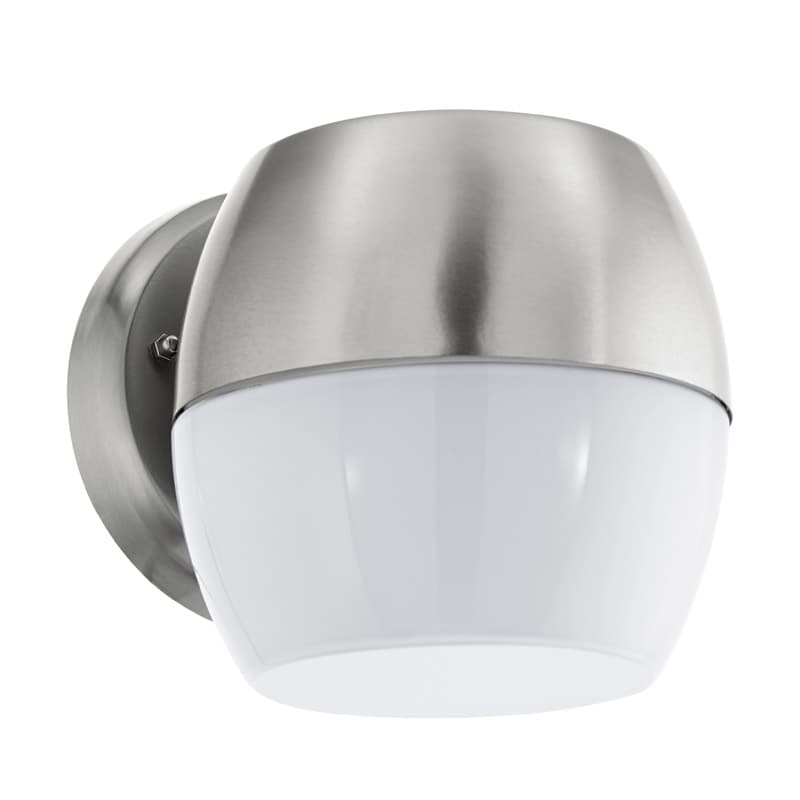Eglo Светильник LED уличный настенный ONCALA, 11W (LED), H140, L150, нержав. сталь/cатин. стекло, белый 95982