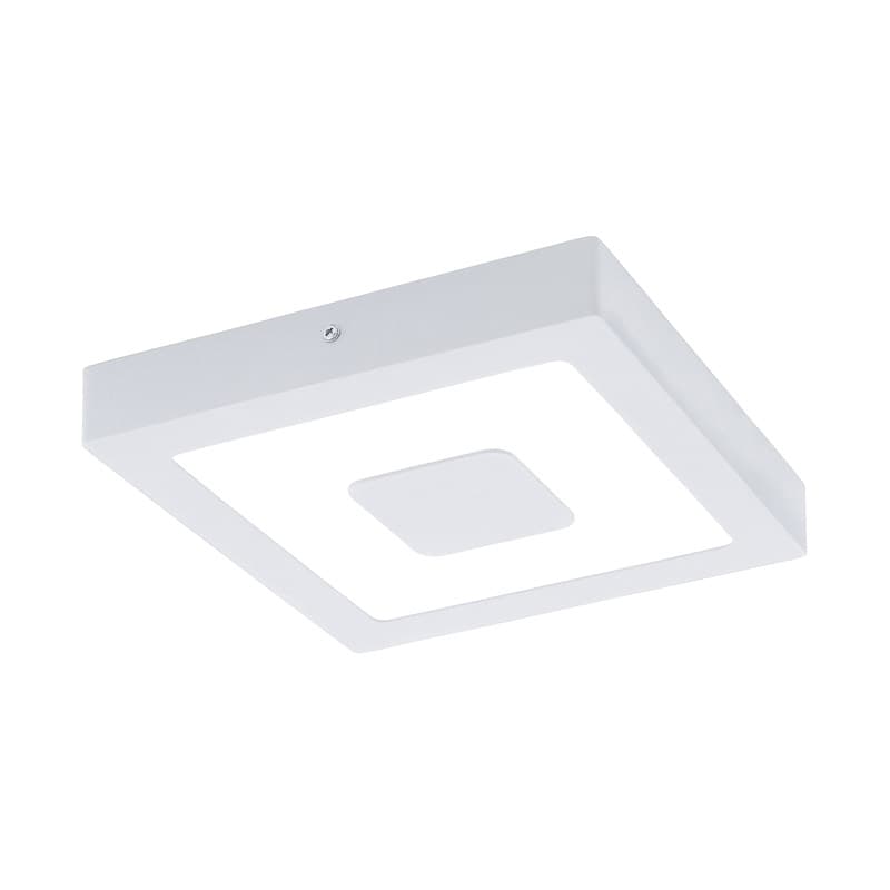 Eglo Светильник LED уличный настенный IPHIAS, 16,5W(LED), IP44, 225х225, литой алюминий, белый / пластик, белый 96488