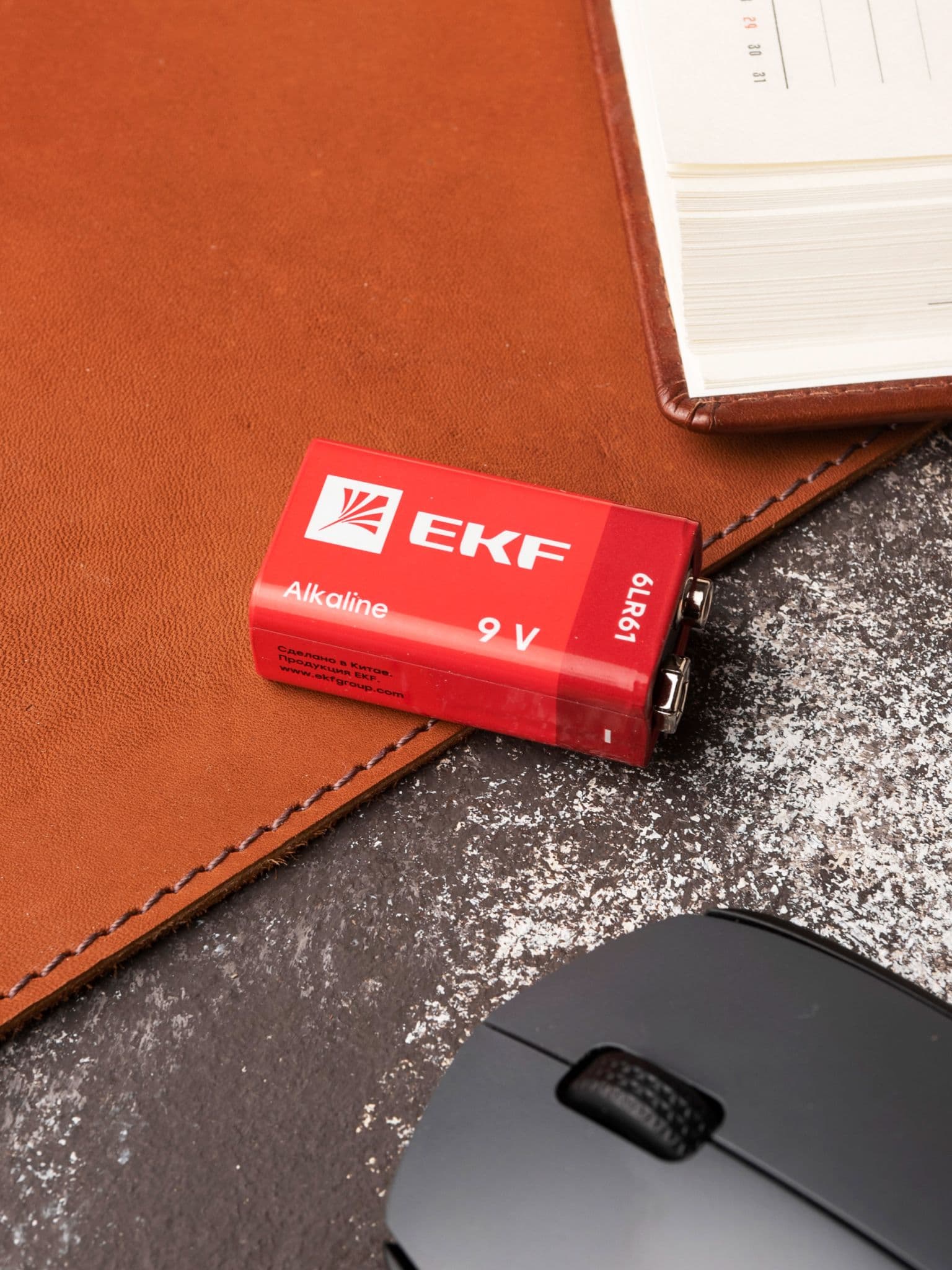 EKF PROxima Алкалиновая батарейка типа 9V(6LR61) блистер 1шт. 9V-BL1 — миниатюра 8